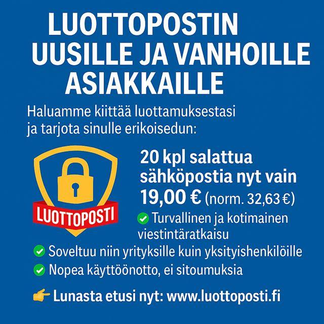 Luottopostin supertarjous