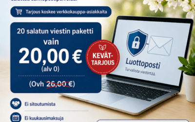 Luottoposti kevättarjous – turvallinen sähköposti
