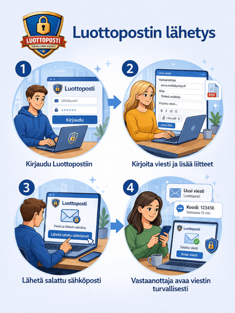 Luottopostin salattu viesti