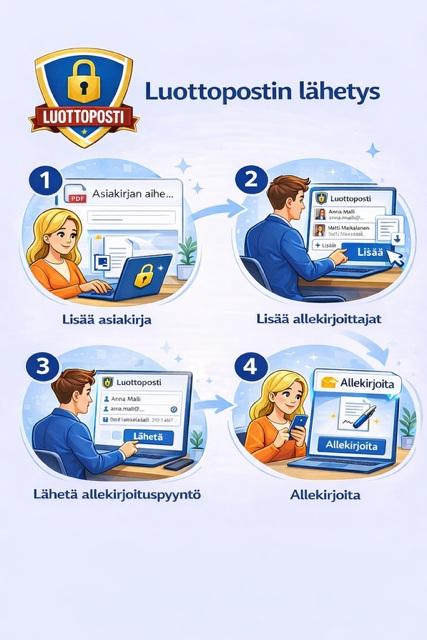 Sähköisen allekirjoituksen tekeminen